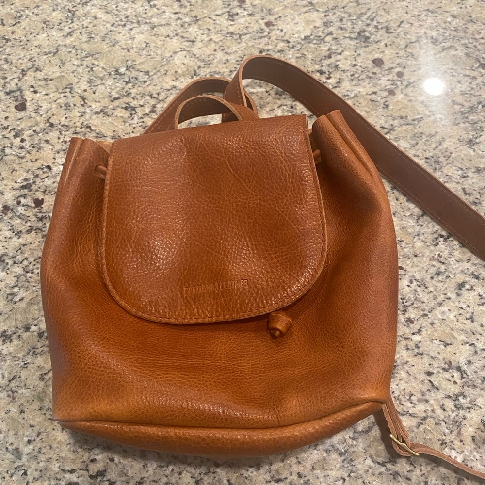 Portland Leather Backpack - Sedona